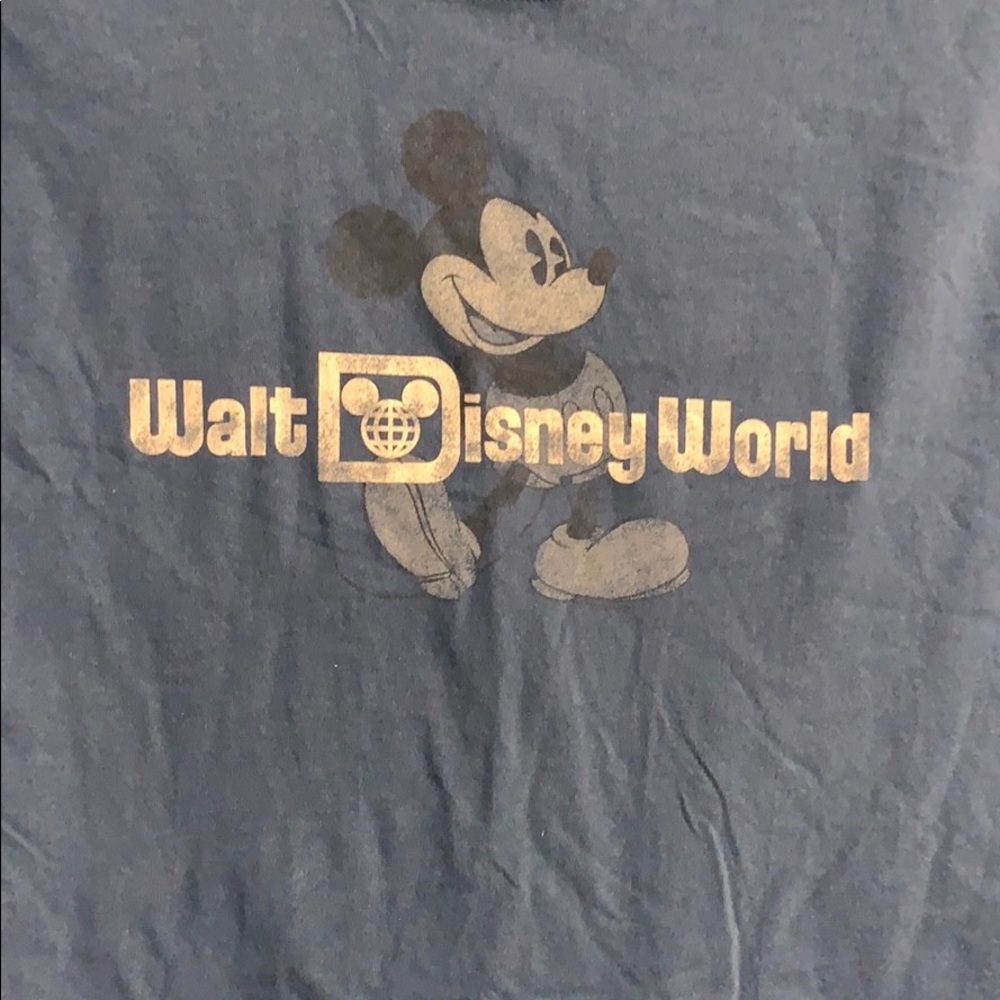 Blue Walt Disney world short sleeve tshirt youth L - Picture 2 of 3